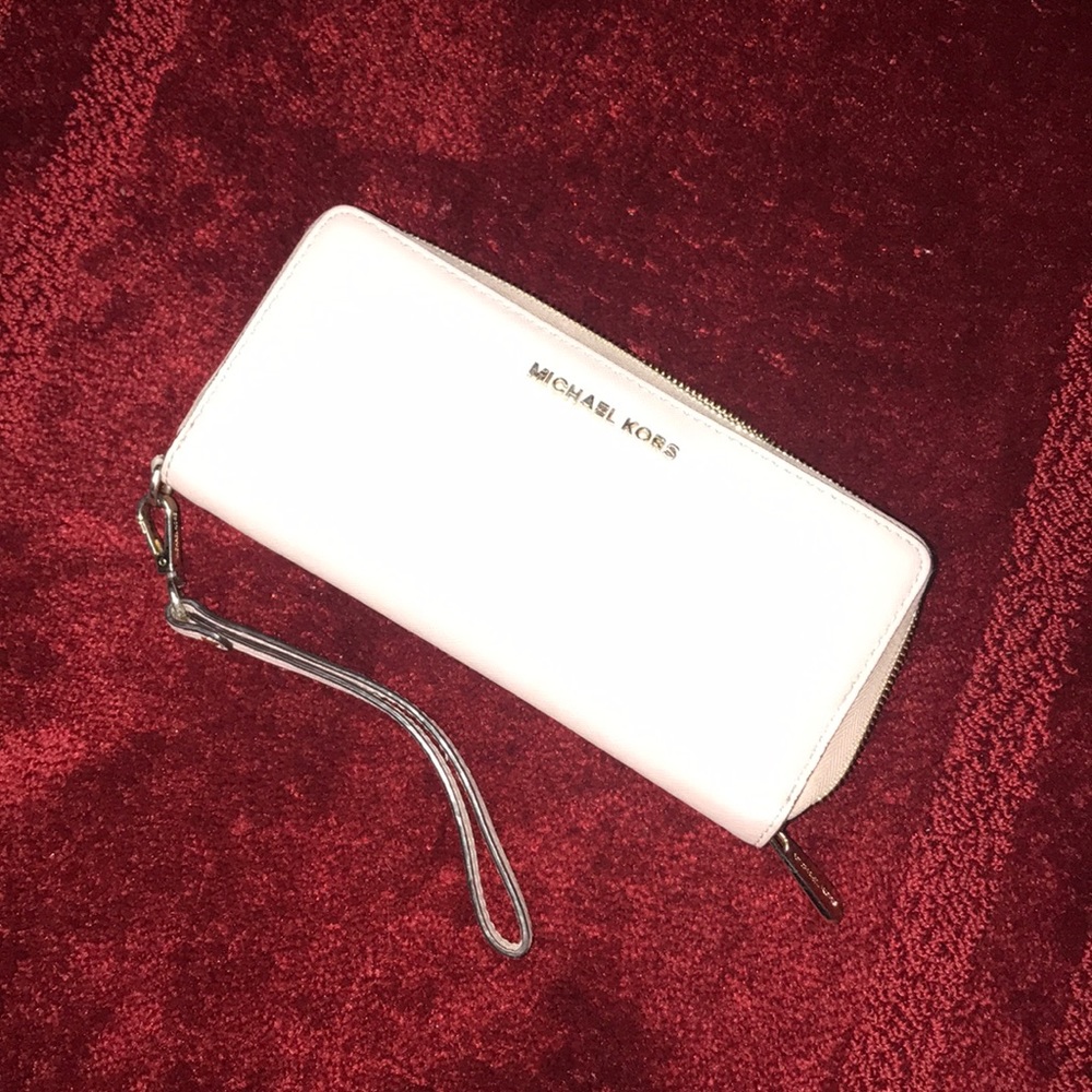 Baby pink wallet